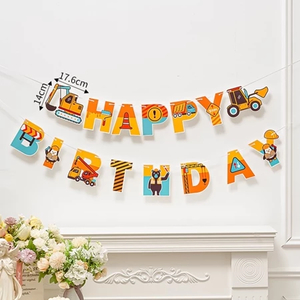 DIY - Happy Birthday Flag Theme
